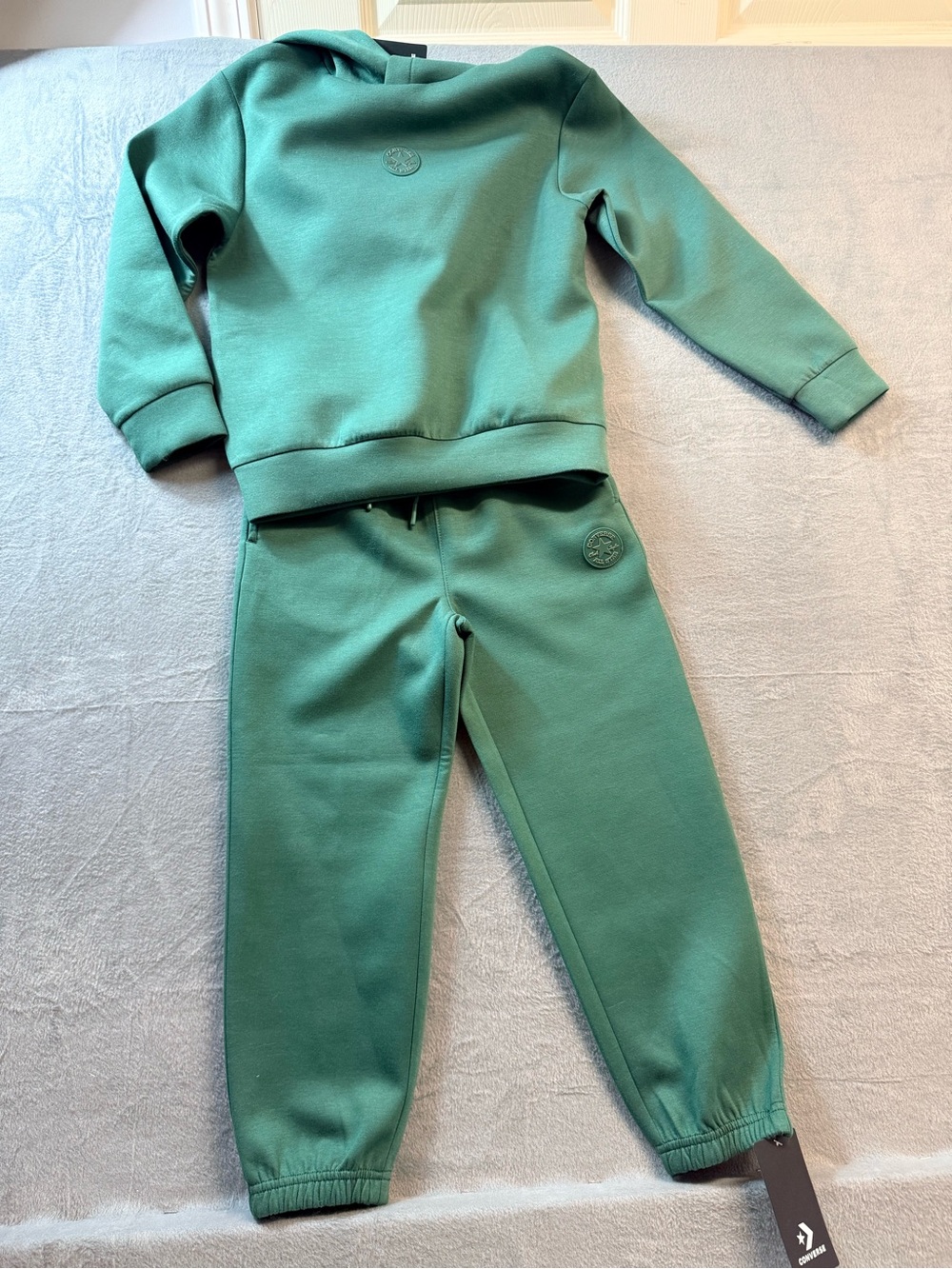 Converse Kids Green Sweatshirt/Joggers Set
